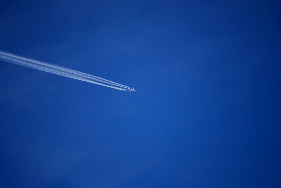 Flying travel blue photo