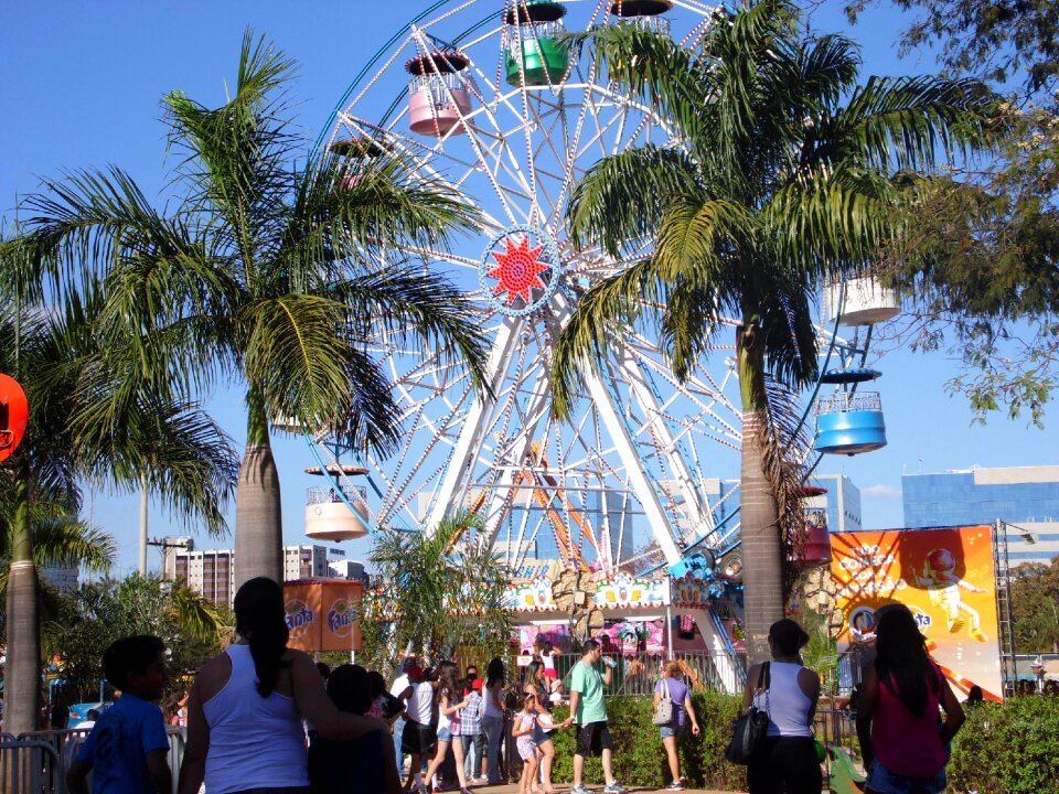 Amusement park joy fun