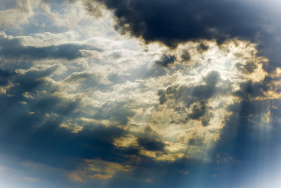 The clouds nature sunshine
