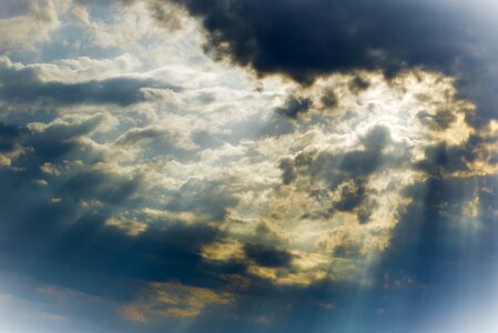 The clouds nature sunshine
