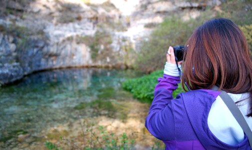 Nature women blue pit