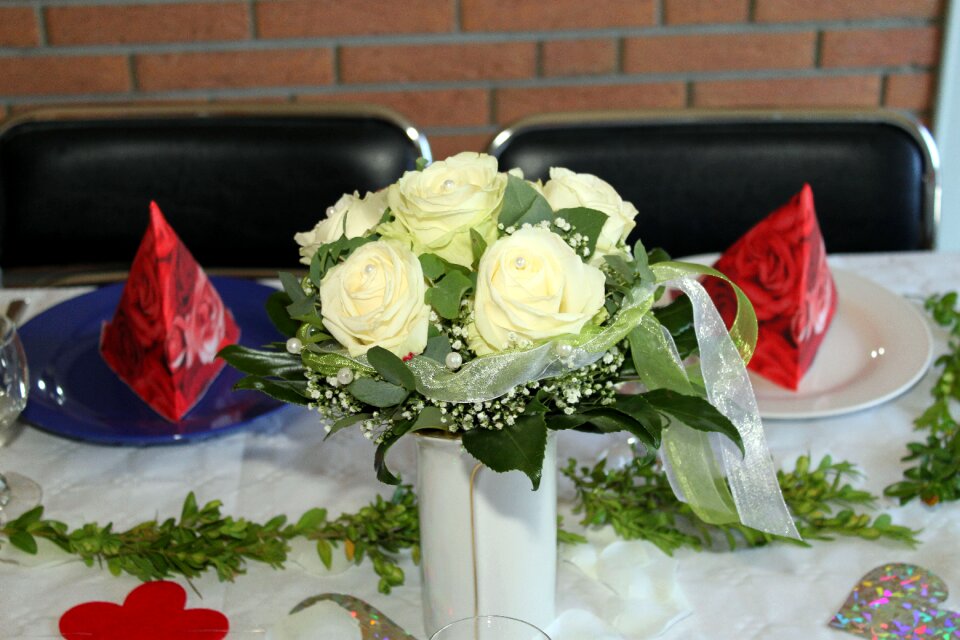 Flowers arrangement festivity
