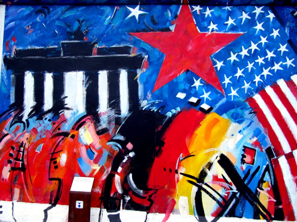 Graffiti east side gallery art