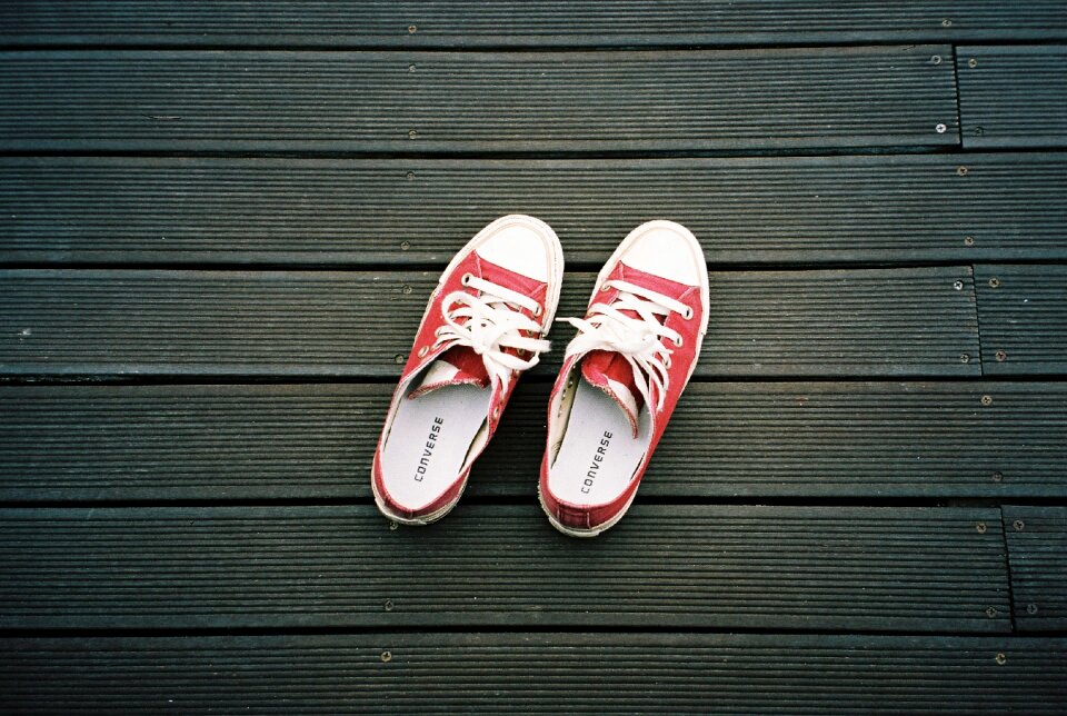 Sneakers canvas screen red