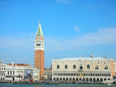 Piazzetta san marco steeple water