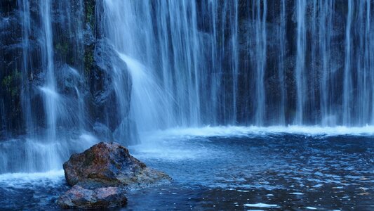 Waterfall landscape pond