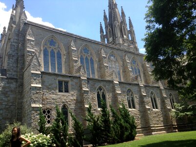 American high school school buildings private universities