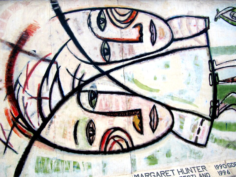 Graffiti east side gallery art