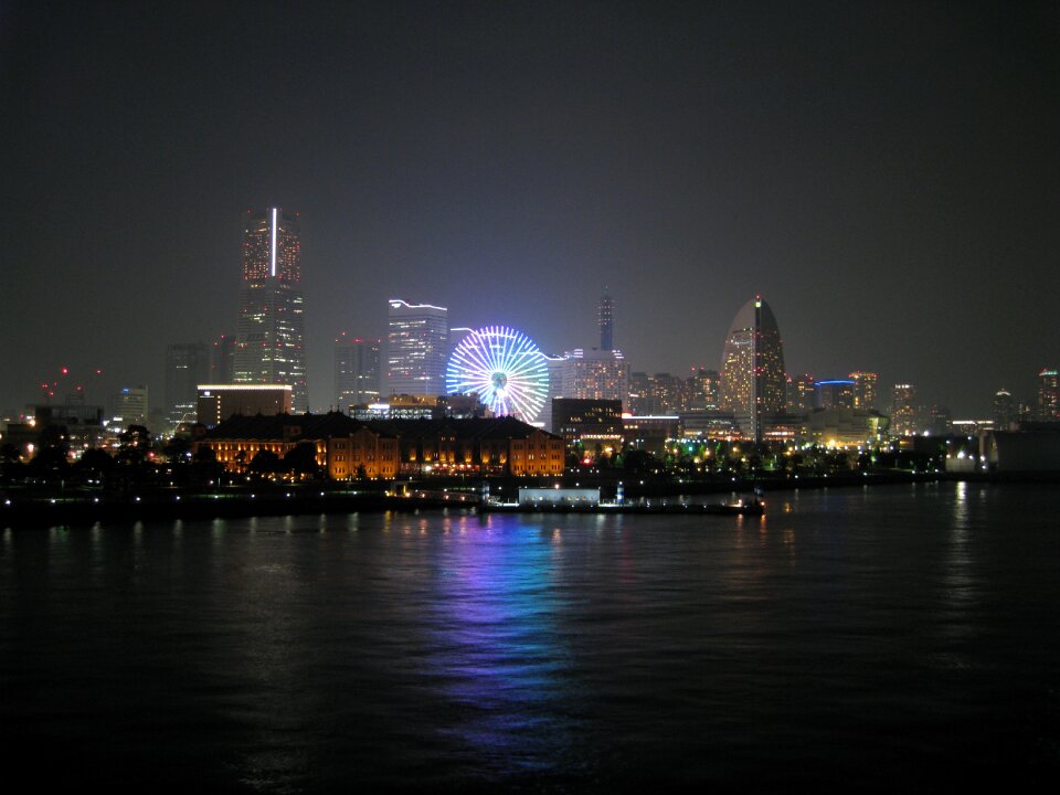 Panorama night skyline