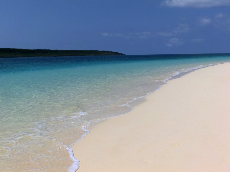 Beach resort island