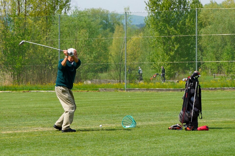 Teeing ground golf clubs golf ball