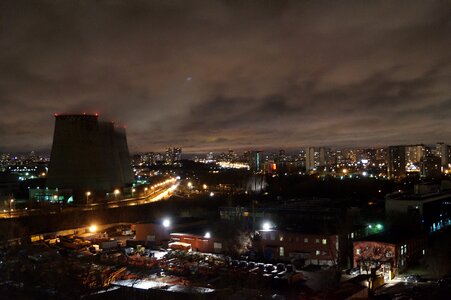 Moscow city night city night lights