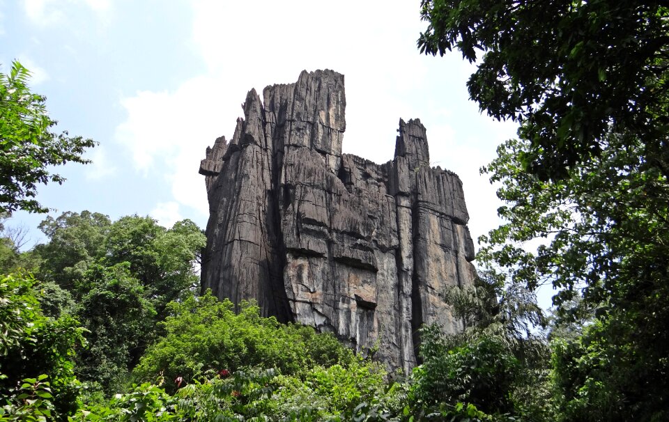Karst cliff landscape