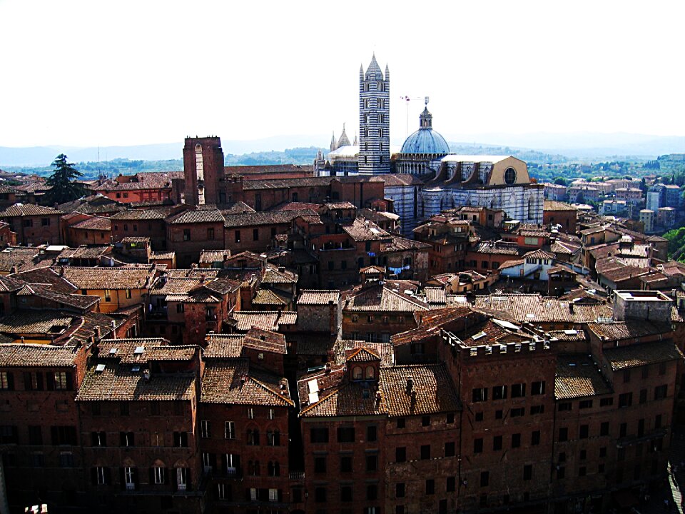 Siena italy historic center photo