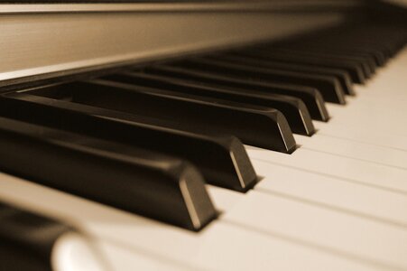 Piano keys piano keyboard musical instrument photo