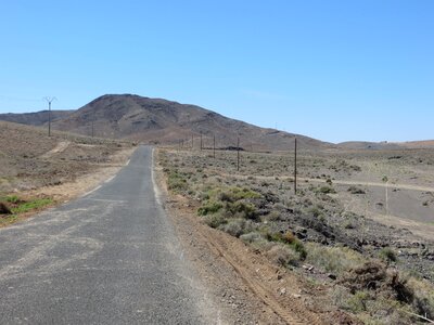 Fuerteventura road dry
