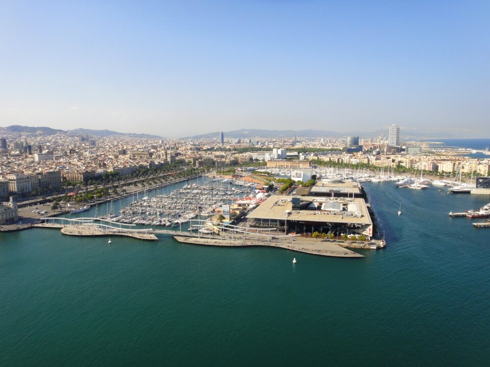 Coastline bay barcelona