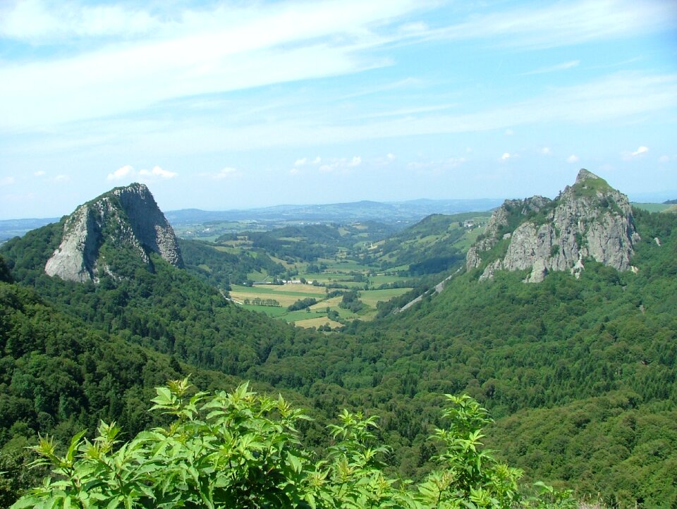 Landscape volcano summit