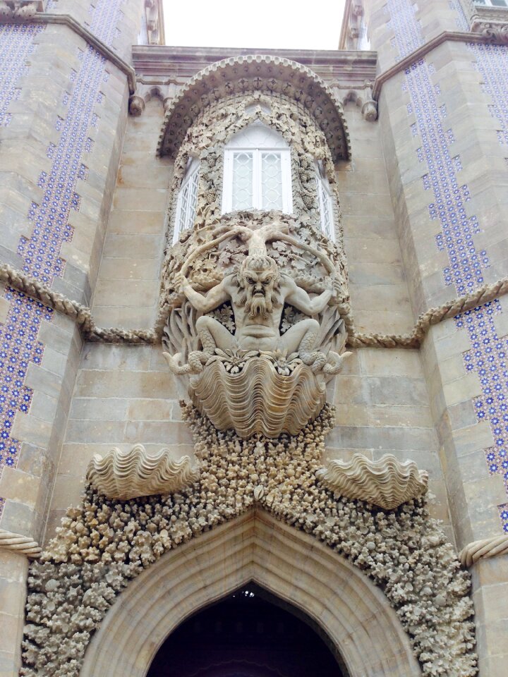 Castle portugal facade
