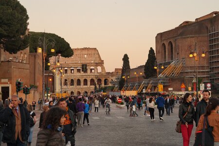 Colosseum fori imperiali roman holiday photo