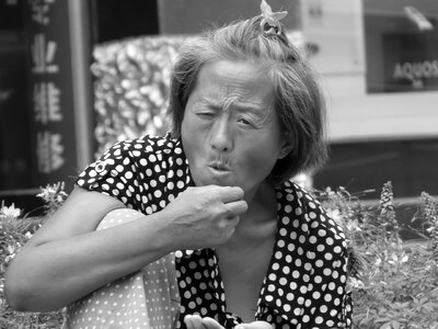 Asian grandmother