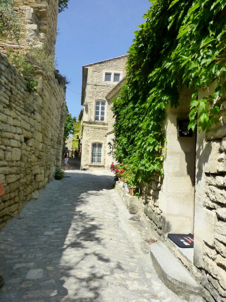 Paved street south france