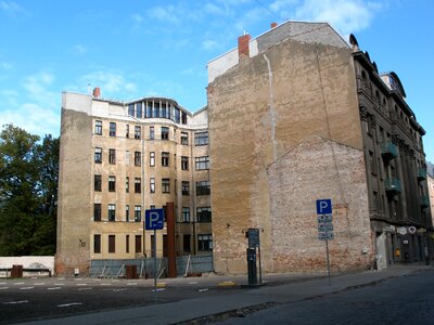 Riga brick building photo