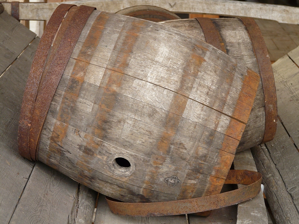 Container wine whisky