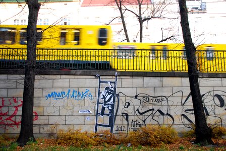 U2 berlin yellow train