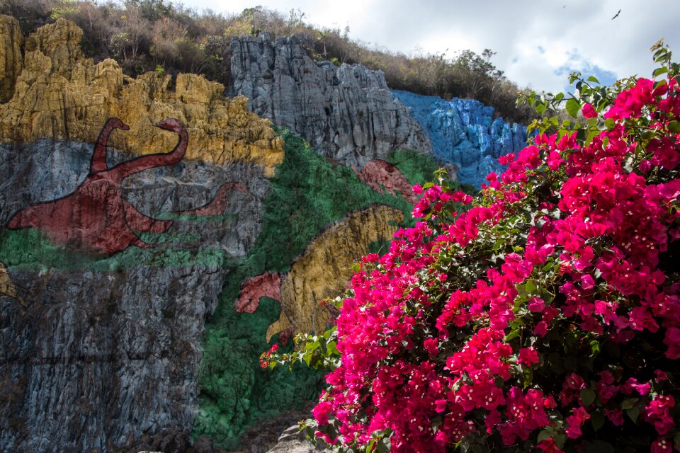 Rock painting art rock