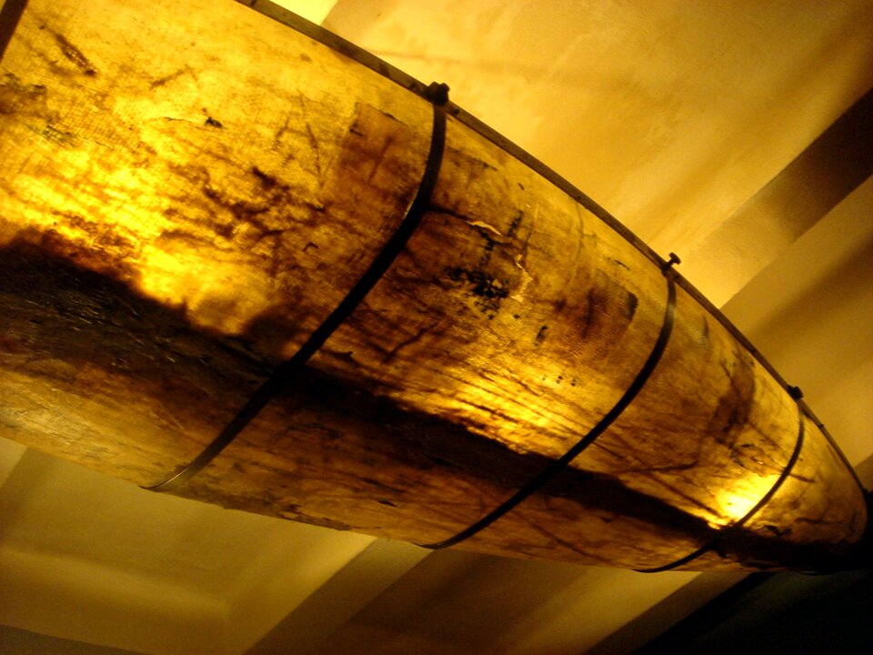 Lighting the interior of the ceiling