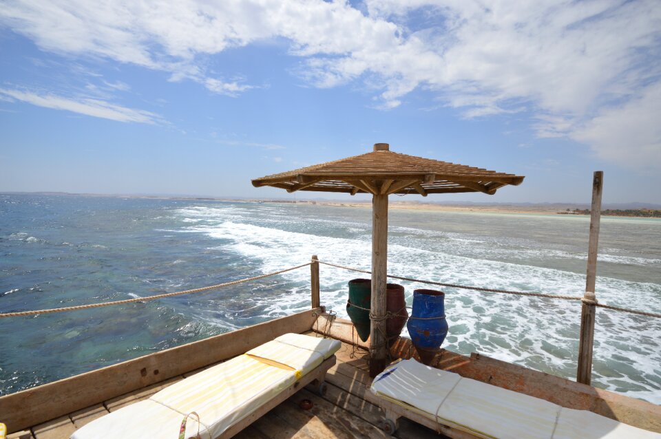 Water sky beach