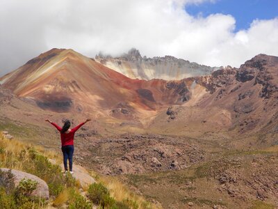 Volcano bolivia women