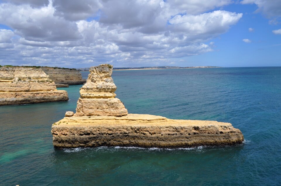 The atlantic ocean portugal algarve