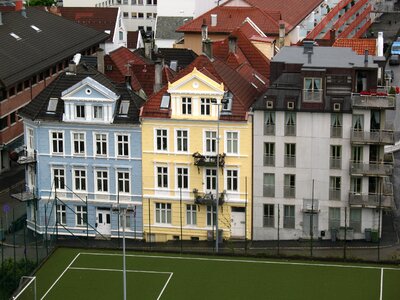 View soccer field parking