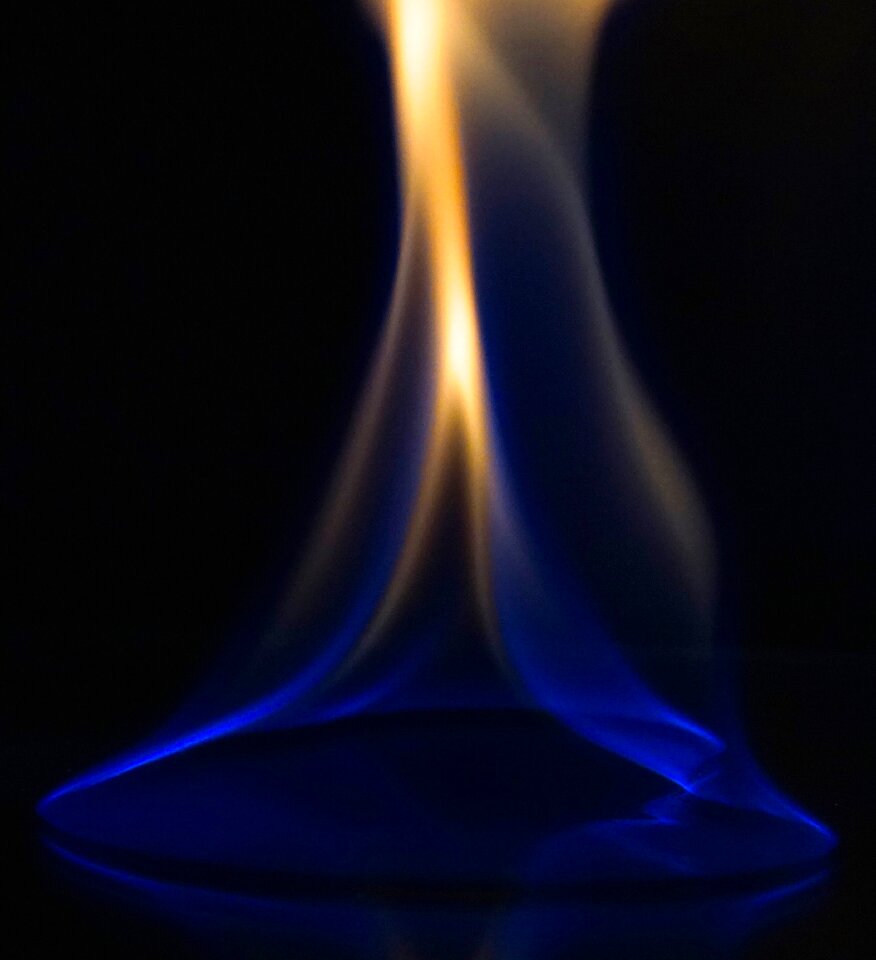 Blue orange yellow