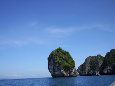 Blue travel thailand photo