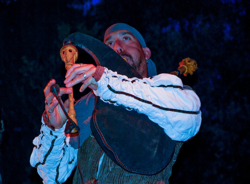 Pipe street musician artist