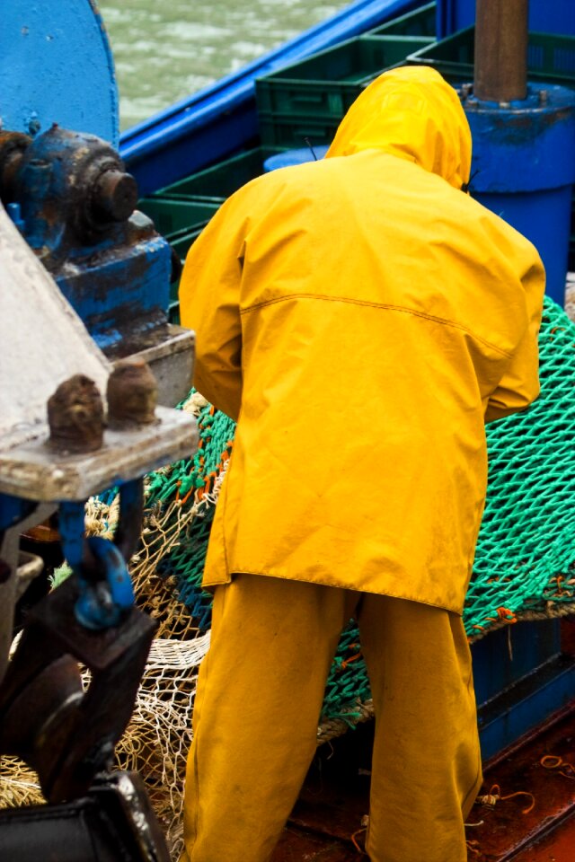 Side fishermen boat photo