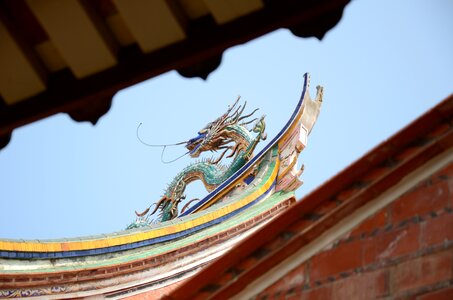 Cheng tian temple cornices ancient architecture photo