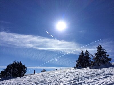 Winter stort sky