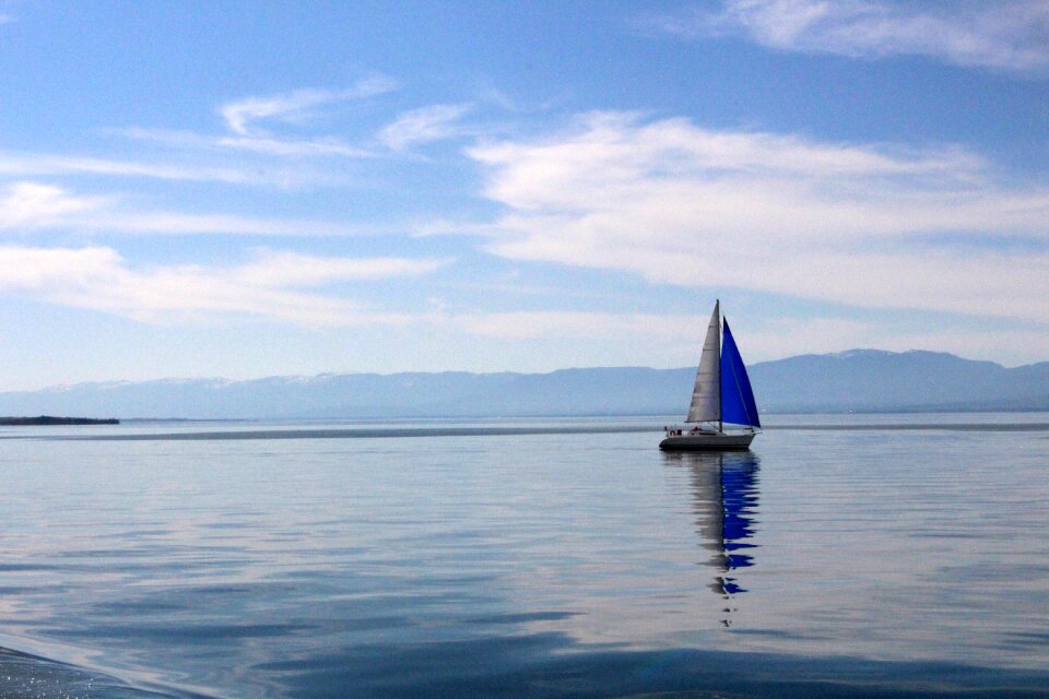 Blue nature water