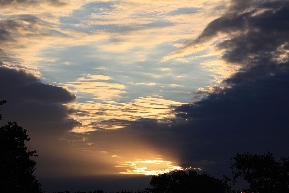 Sunrise cloudscape weather