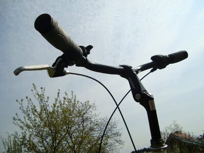 Bike steering wheel brake
