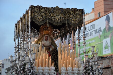 Malaga semana santa holy maria photo