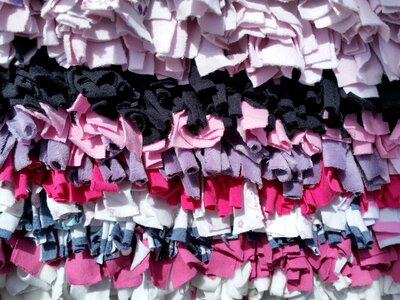 Material textile handmade