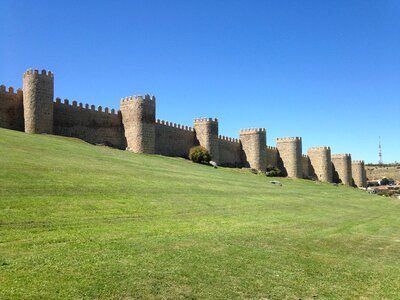 Castle medieval wall
