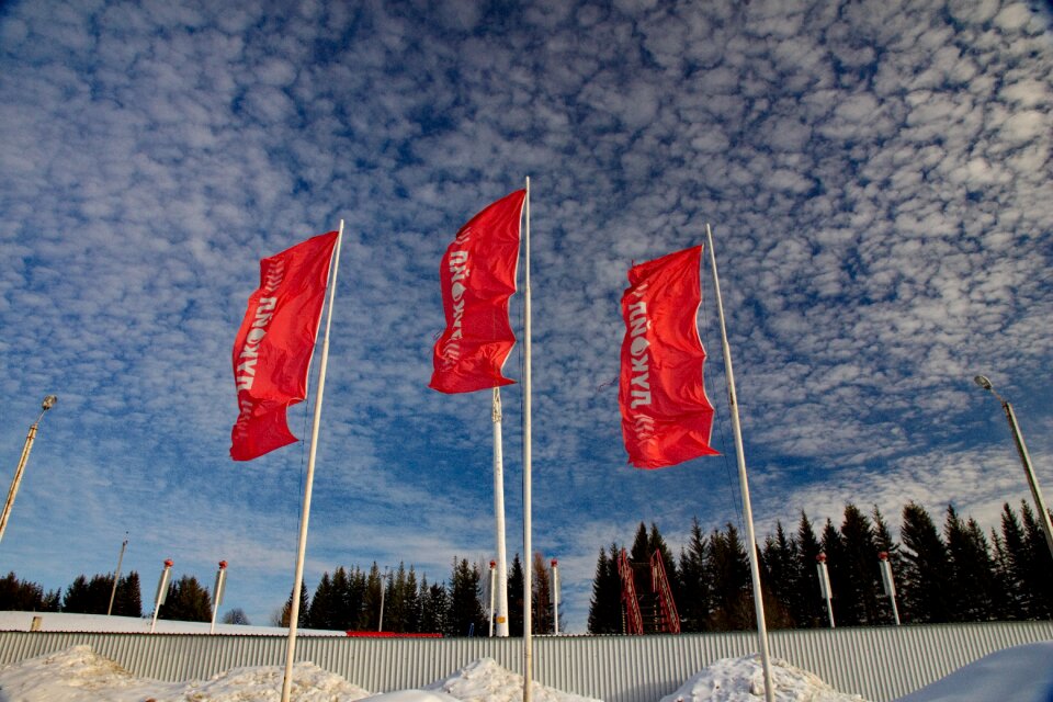Oil flag lukoil