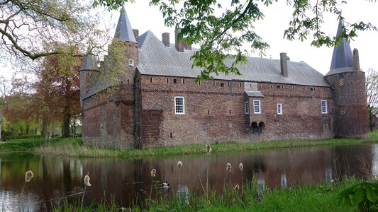 Fourteenth century castle moat netherlands