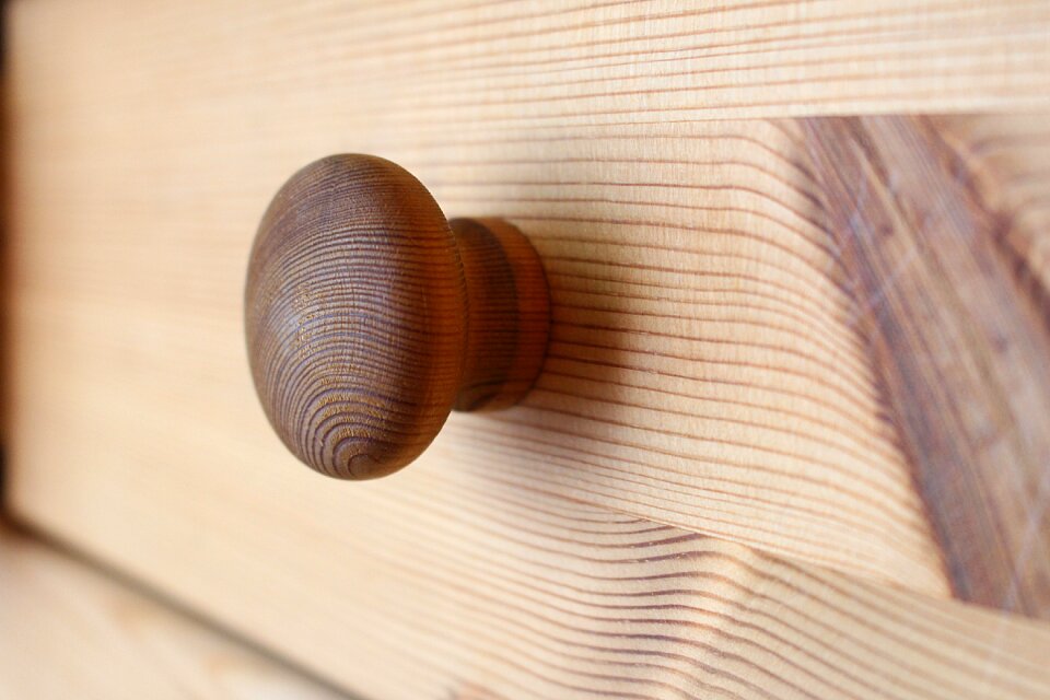 Handle wooden handle drawer